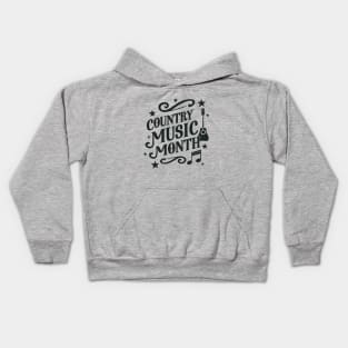 Country Music Month – October Kids Hoodie